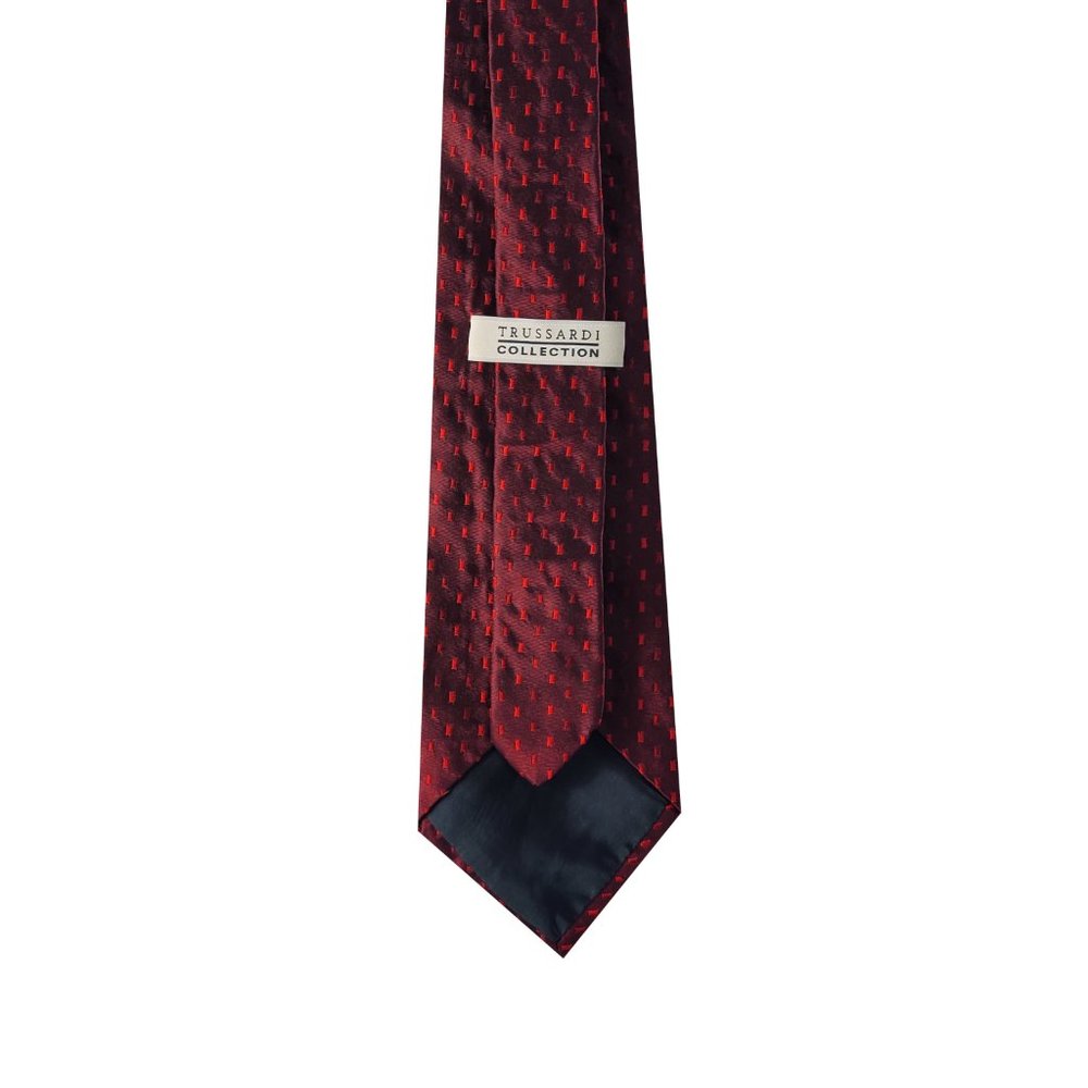 Trussardi Collection Geometric Pattern Necktie - image 2
